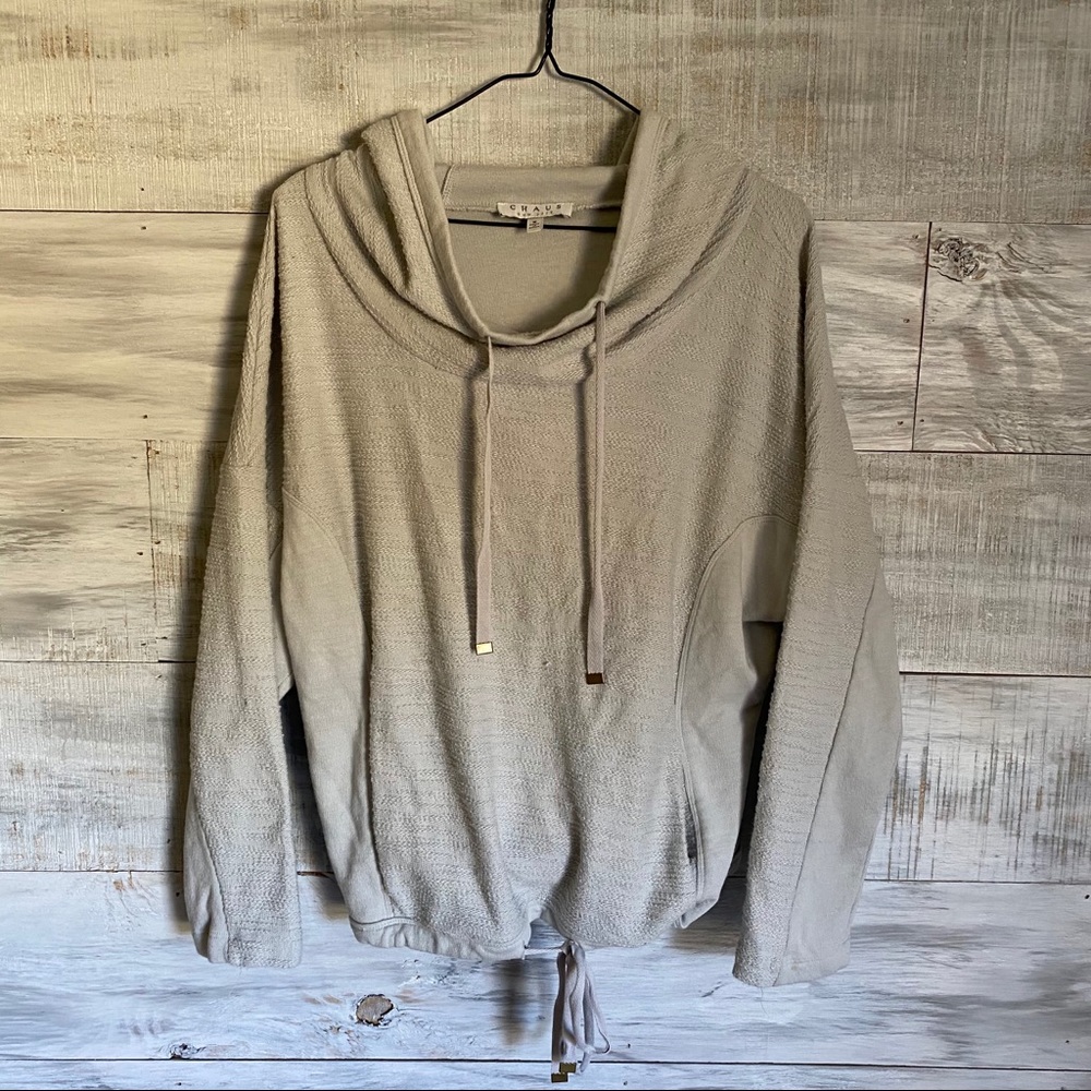 Chaus Gray Long Sleeve Pullover